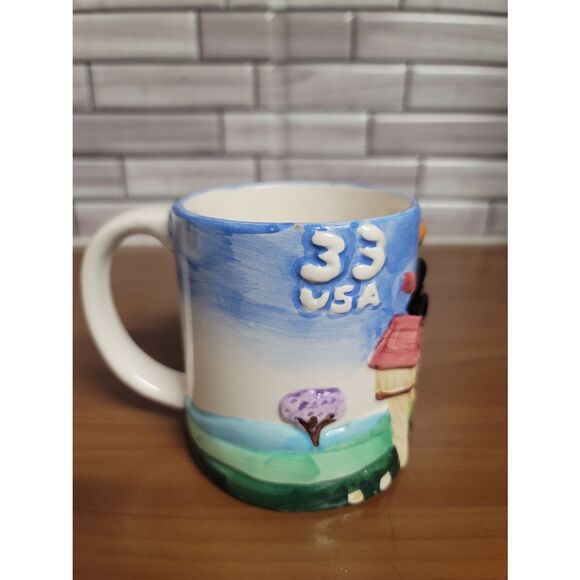1989 Looney Tunes Daffy Duck Coffee Mug - Picture 3 of 10